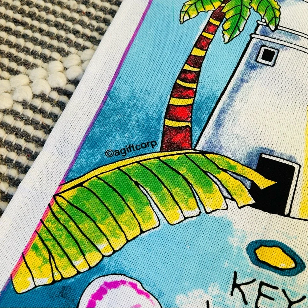 Florida Keys Souvenir Tea Towel